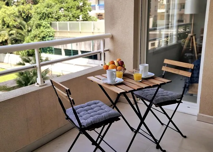 公寓 Beautiful 2p 39 M2, Ac, Balcony 昂蒂布