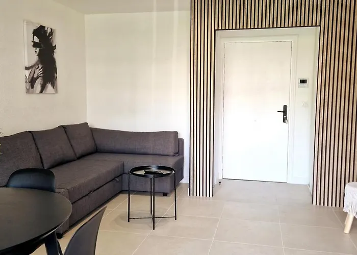 Beautiful 2p 39 M2, Ac, Balcony 昂蒂布